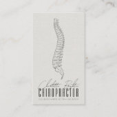 解剖学的脊柱カイロプラクターアポイントメント及び 名刺 (正面)