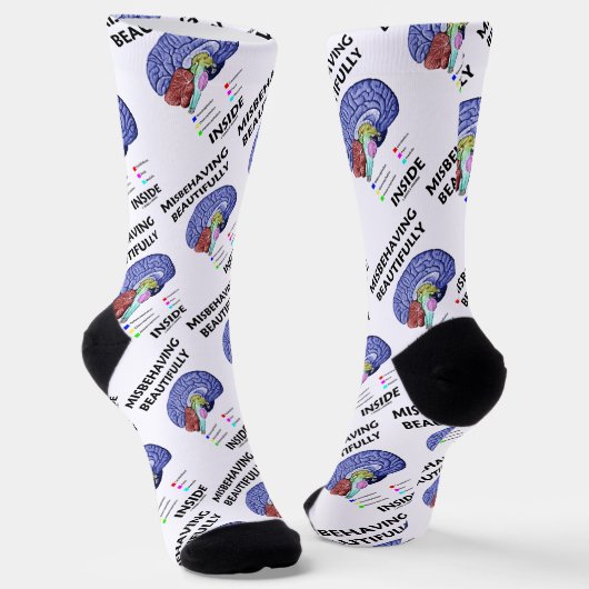 解剖学的脳内で美しく振る舞う ソックス (傾斜あり)