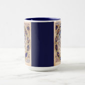 解剖学的〔占星術の〕十二宮図マン マグカップ (中央)