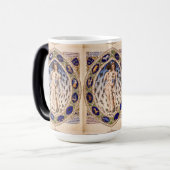 解剖学的〔占星術の〕十二宮図マン モーフィングマグカップ (正面左)