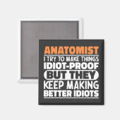 解剖学者は私は物事を愚かな証明にしようとするクール マグネット (正面/裏面)
