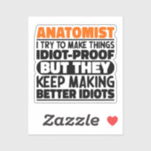 解剖学者は馬鹿でもわかるようにしようと試みるが シール (シート)