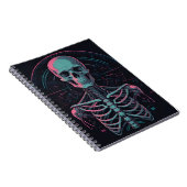 解剖学骨格サイバーアート ノートブック (右側)