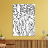 解剖学 キャンバスプリント (インサイチュ (リビング))