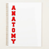 解剖学 プランナー手帳 (正面)