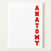 解剖学 プランナー手帳 (裏面)