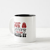 解得決する謎 ツートーンマグカップ (正面左)