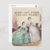 解放された女性のソングブック ポストカード (正面/裏面)