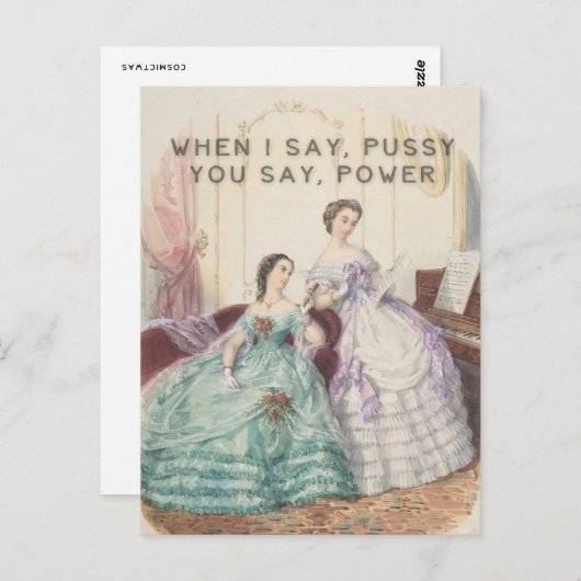 解放された女性のソングブック ポストカード (正面/裏面)