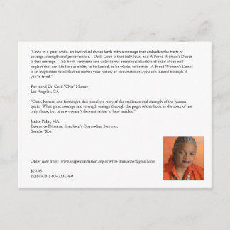 解放された女性の踊り ポストカード