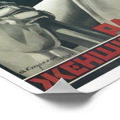 解放された女性は社会主義を構築！ソ連 ポスター (角)