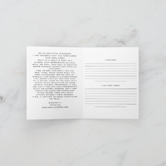 解放と解放のためのシギルカード ノートカード