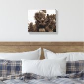 解放の像 – セネガル島ゴリー島 キャンバスプリント (インサイチュ (寝室))