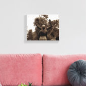 解放の像 – セネガル島ゴリー島 キャンバスプリント (インサイチュ (リビング))
