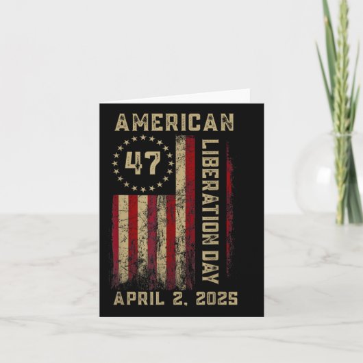 解放の日アメリカ解放の日4月2日2 カード (正面)