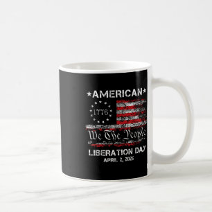 解放の日アメリカ解放の日4月2日2 コーヒーマグカップ