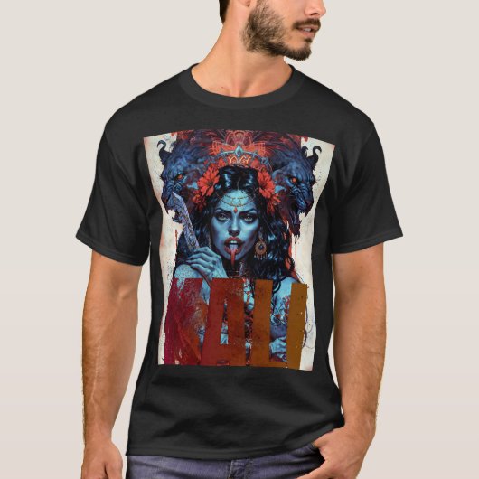 解放の母カーリー Tシャツ (正面)
