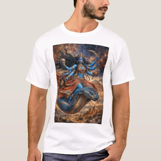 解放の母 神カリ Tシャツ (正面)