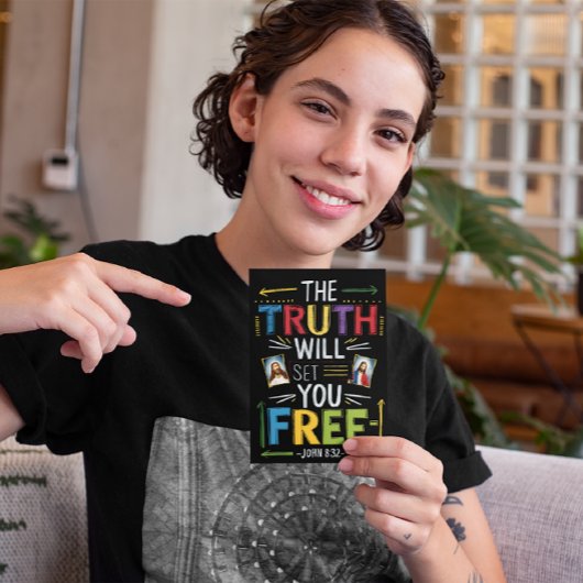 解放を受け入れる：明らかにされた真理 ポストカード