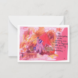 解放マルクス・ラクーン ノートカード