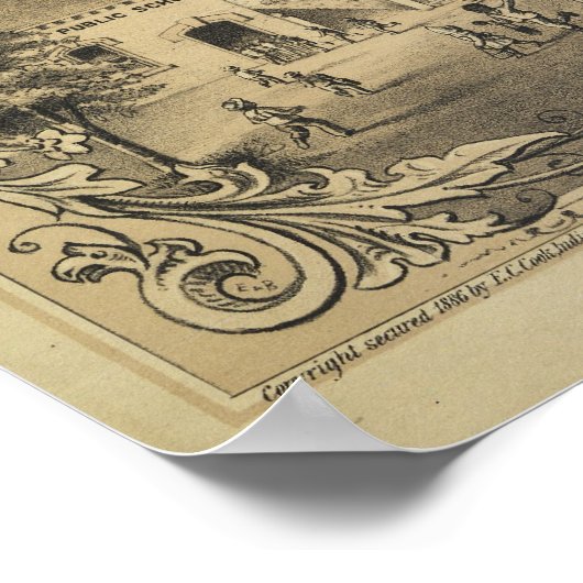 解放図解入りの、写真付きの宣言のイメージ ポスター (角)