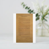 解放宣言タイプセット1864 ポストカード (スタンド正面)