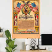 解放宣言ポスター ポスター (ホームオフィス)