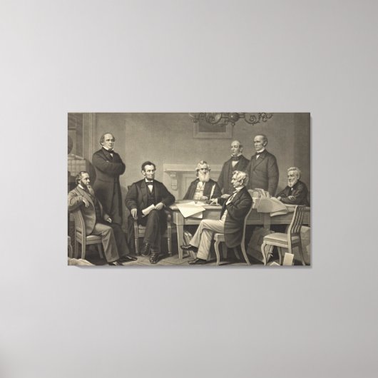 解放宣言1866 キャンバスプリント (正面)