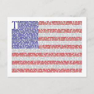 解放宣言 ポストカード