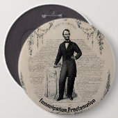 解放宣言 缶バッジ (正面&裏面)