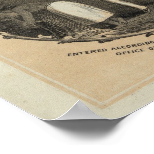 解放宣言[1864] ポスター (角)