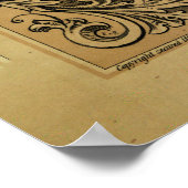 解放宣言（1886年発行） ポスター (角)