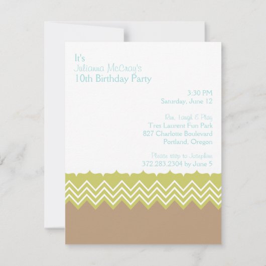 解放招待状 招待状 (裏面)