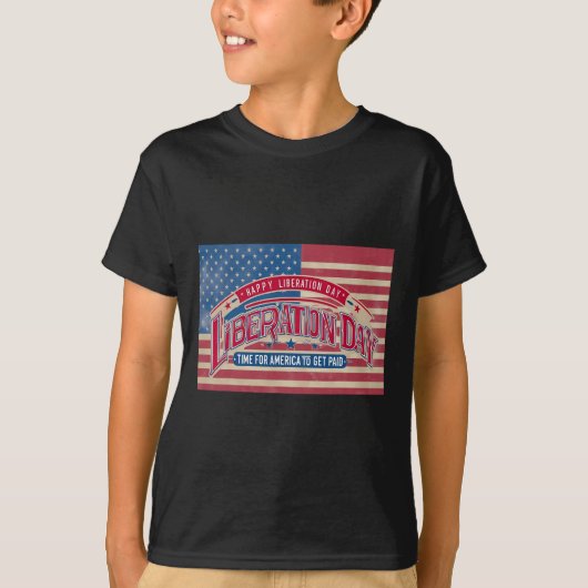 解放記念日おめでとう Tシャツ (正面)