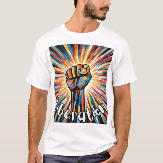 "解放" Tシャツ – ユニティはっきりしたのシンボル