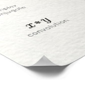 解析記号 ポスター (角)