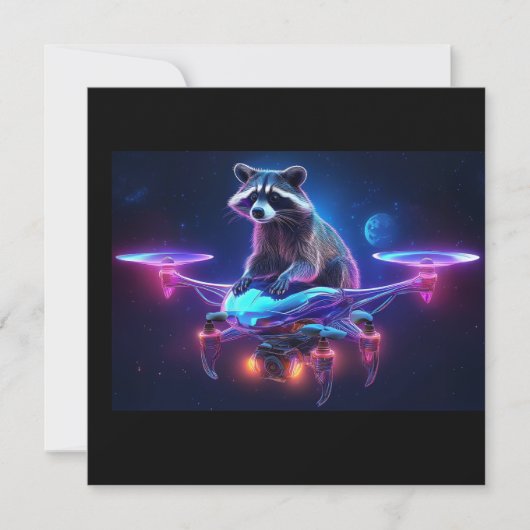 解決したドローンの謎 招待状 (正面)