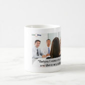 解決のマグへの跳躍 コーヒーマグカップ (中央)