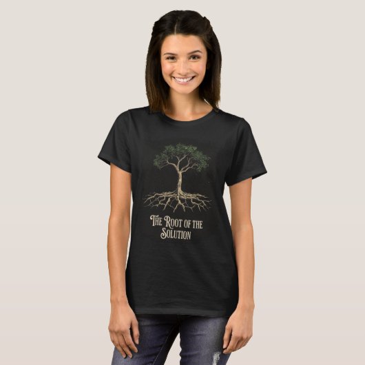 解決の根源 Tシャツ (正面フル)