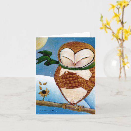 解決メモカード カード (黄色い花)