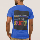 解決策であることを覚えている Tシャツ (裏面)