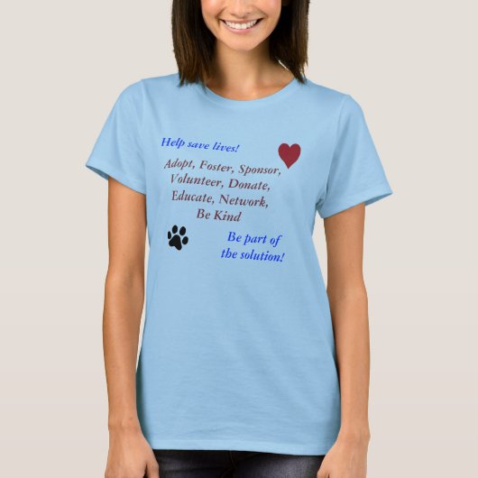 解決策の一部になりましょう! Tシャツ (正面)