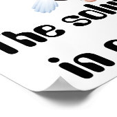 解決策は我々の手に委ねられている ポスター (角)