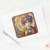 解決 スクエアシール (封筒)