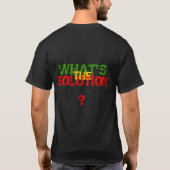 解決(黒) Tシャツ (裏面)
