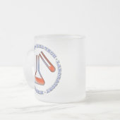 解決MED TECH -衛生検査隊 フロストグラスマグカップ (正面左)