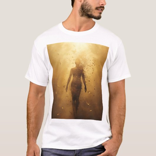 ✨ 解消する自己:涅槃と解脱 Tシャツ (正面)