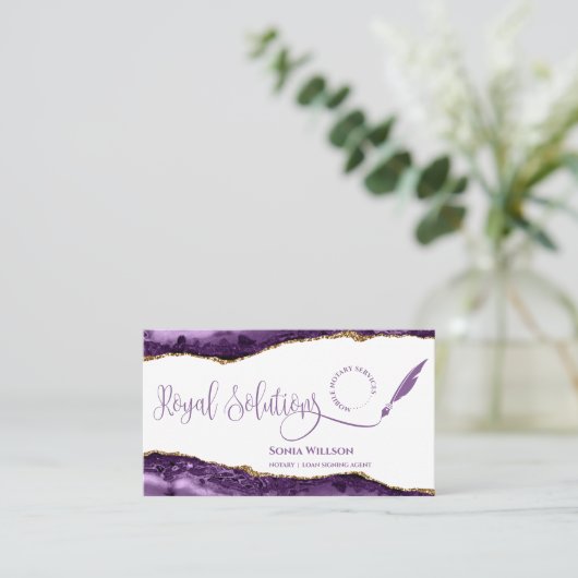 解王室の決 名刺 (スタンド正面)