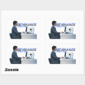 解約理論 長方形シール (シート)