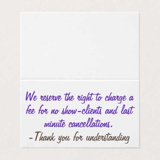 解約規定 名刺 (外部フラット)